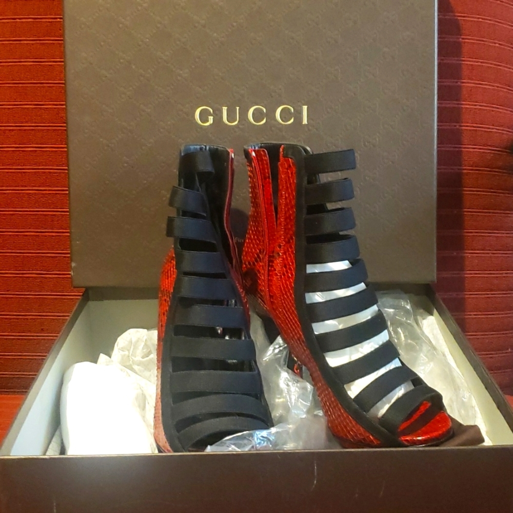 Gucci pumps Red size 8 1/2